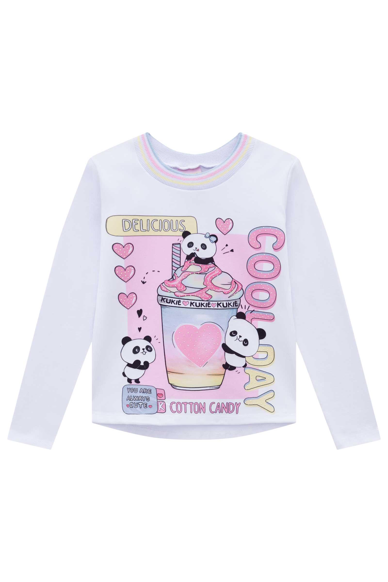 Camiseta Panda Delicious Kukiê - Arisa Kids