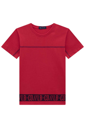 Camiseta Summer Vermelho Luc.boo - Arisa Kids