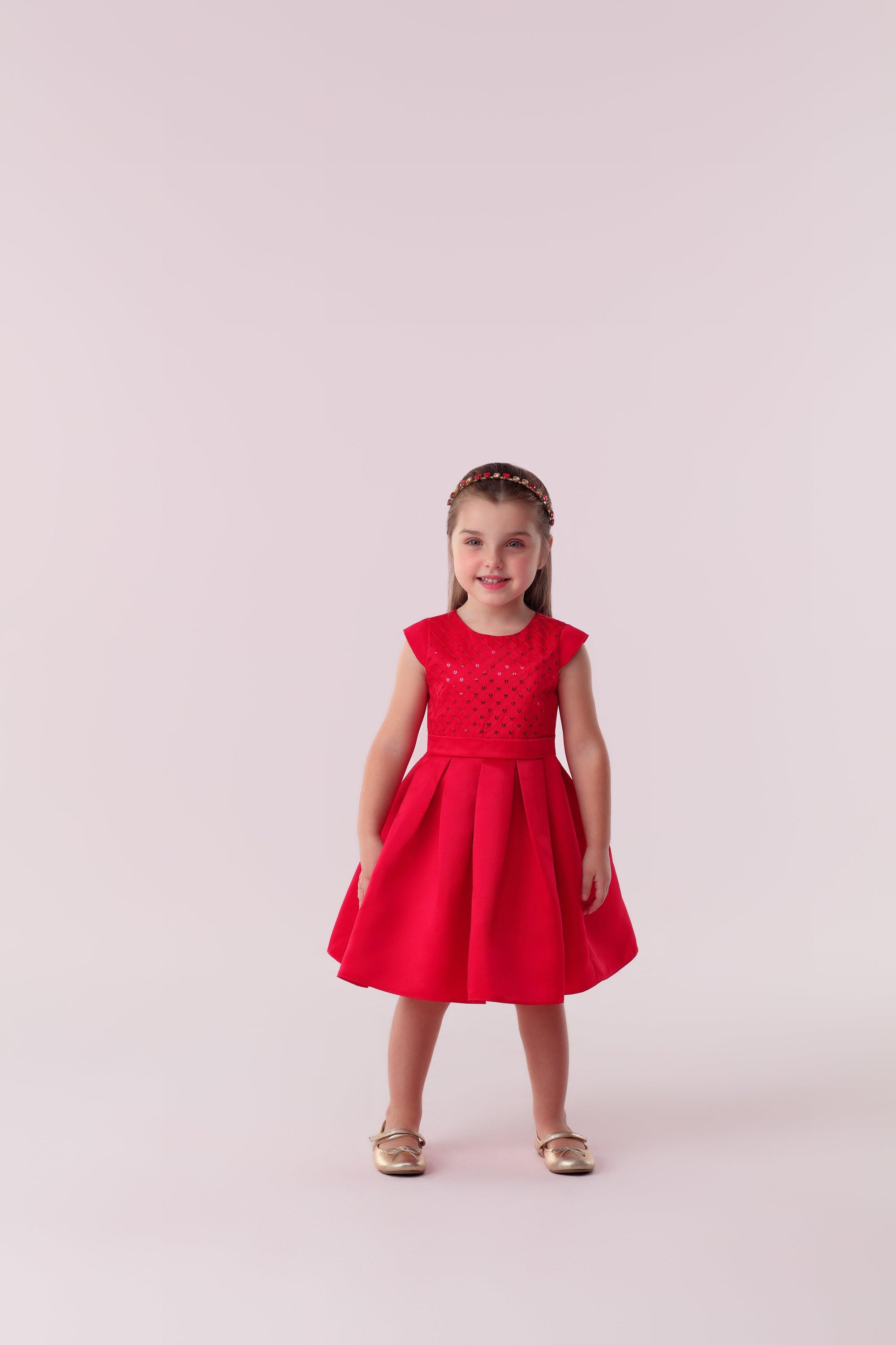 Vestido Modern Vermelho Petit Cherie - Arisa Kids